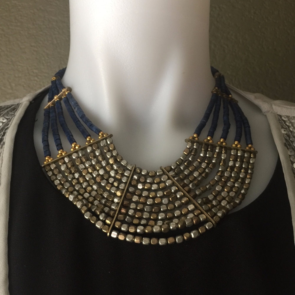 Egyptian Style Beaded Necklace